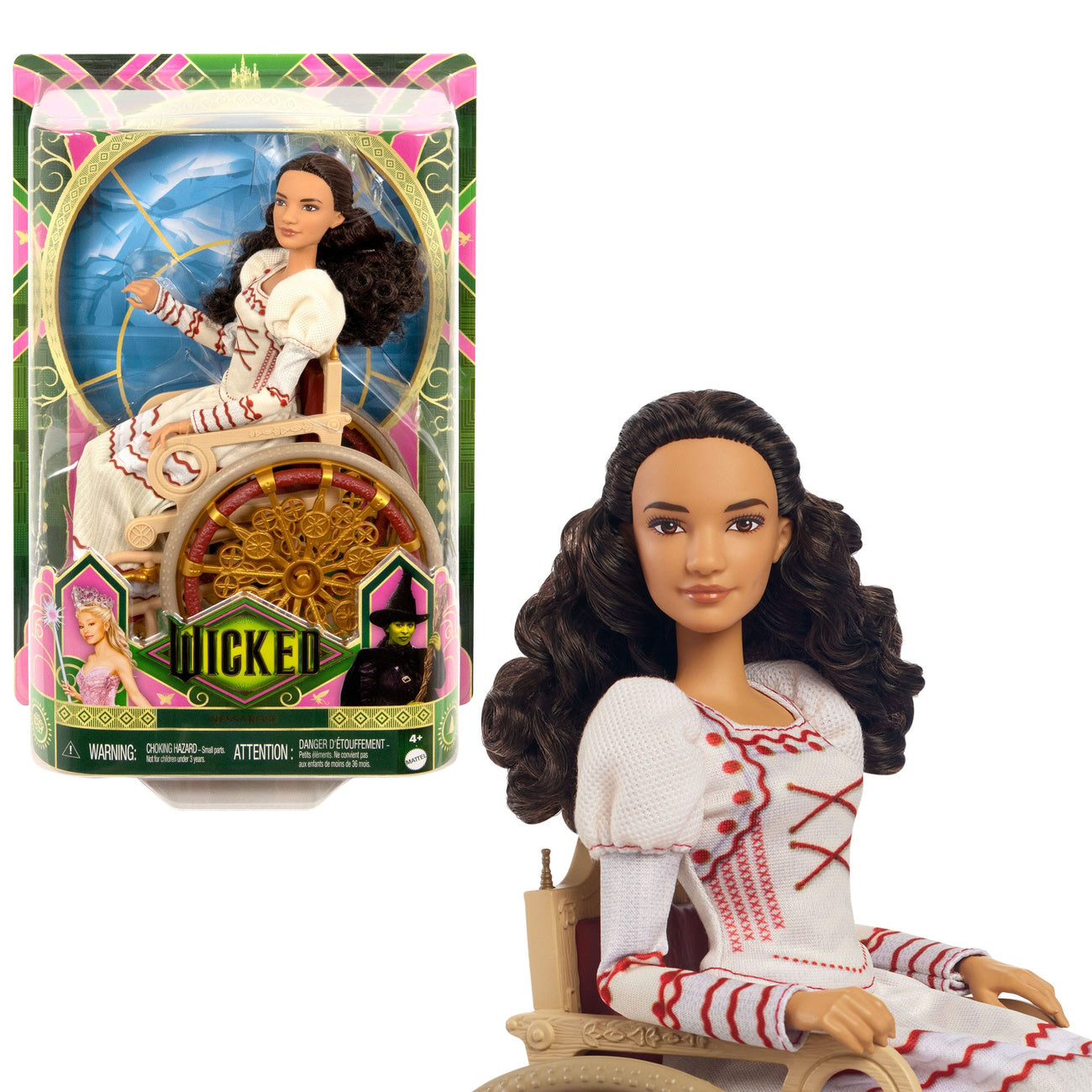 wicked-nessarose-puppe-29-cm-mit-rollstuhl image 3