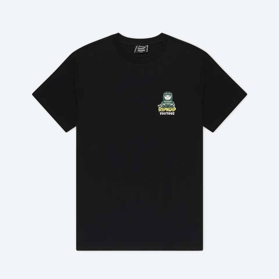 godzilla-apparel-youtooz-x-ripndip-tee-schwarz-nermal image 1