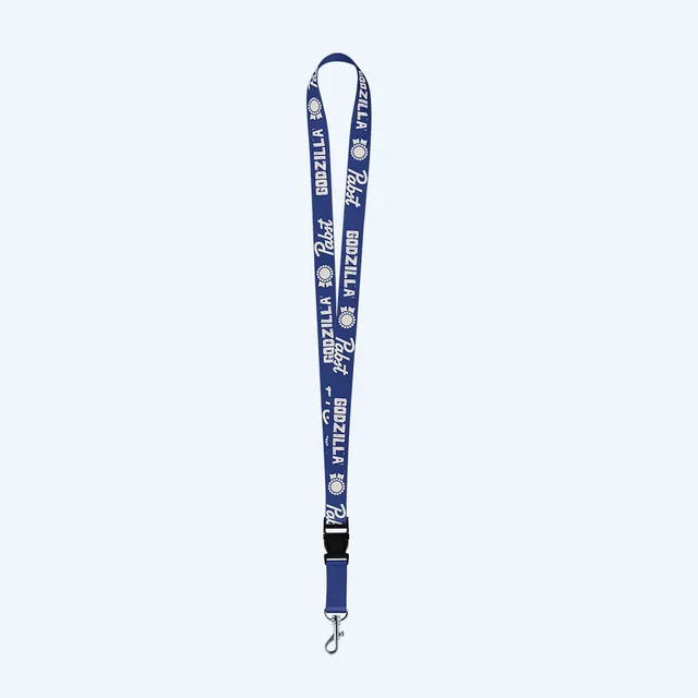 godzilla-x-pbr-lanyard-schl-sselband-schwarz-gewebt image 1