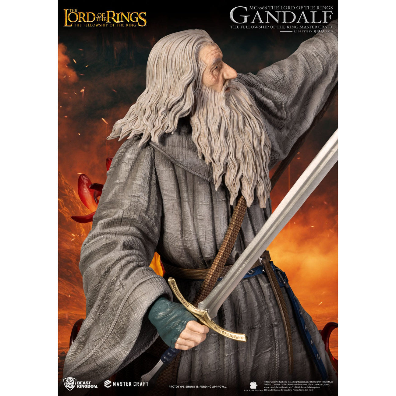 herr-der-ringe-master-craft-statue-gandalf-58-cm image 5