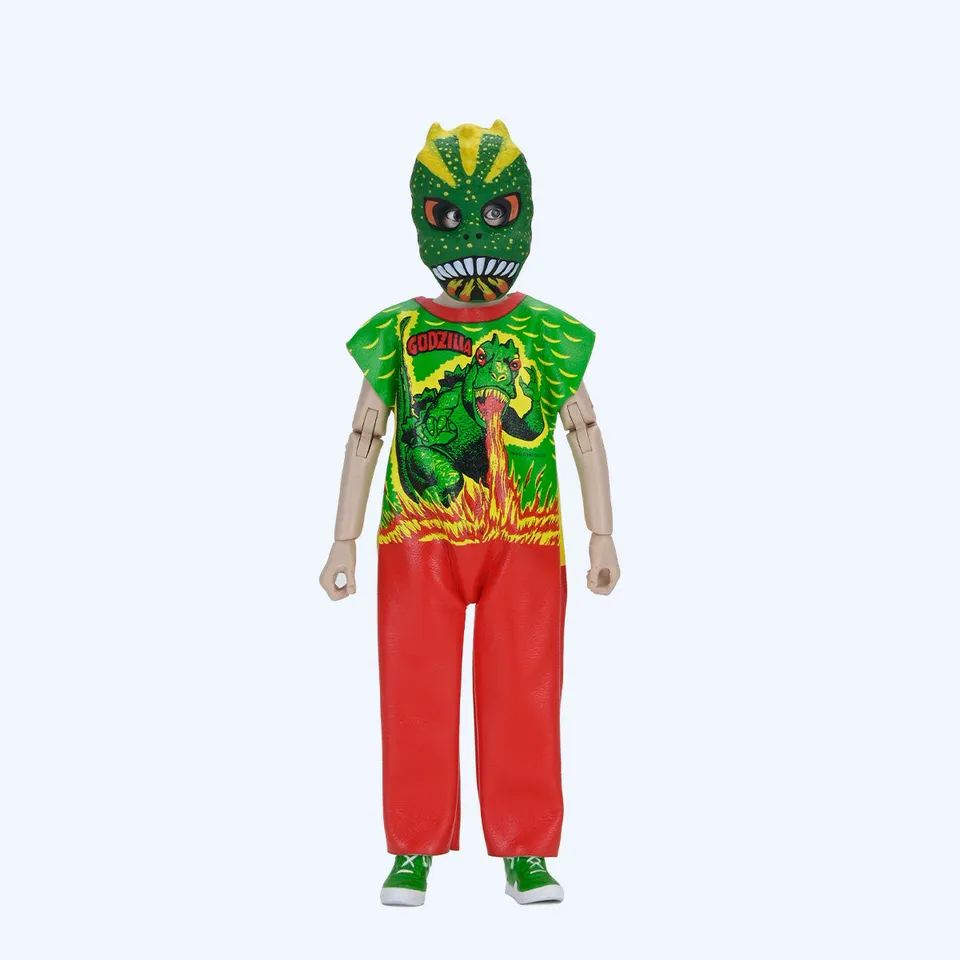 godzilla-x-ben-cooper-costume-figur-halloween-15cm-gr-n image 1