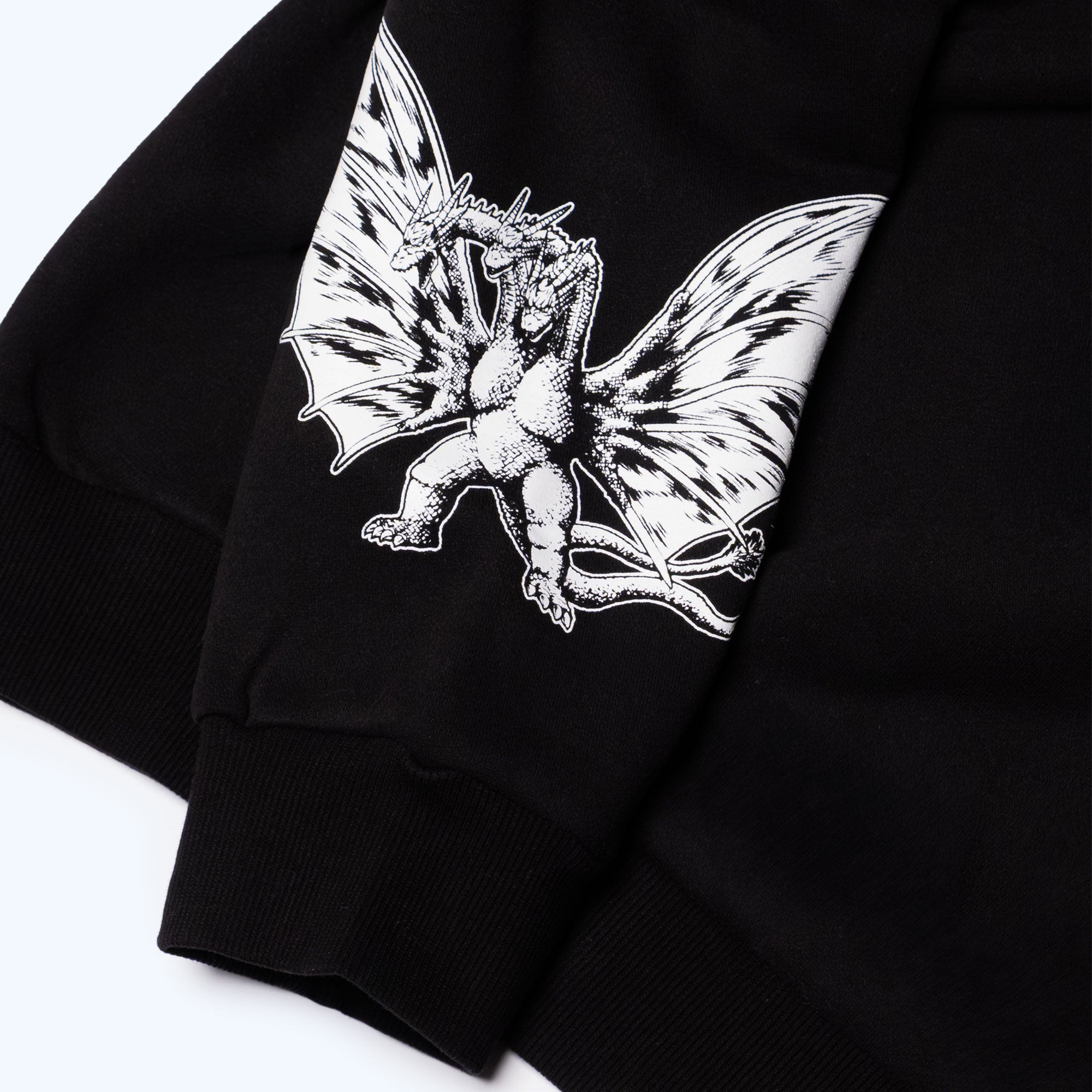 godzilla-kaiju-print-sweatshirt-schwarz-baumwolle-relaxed image 3