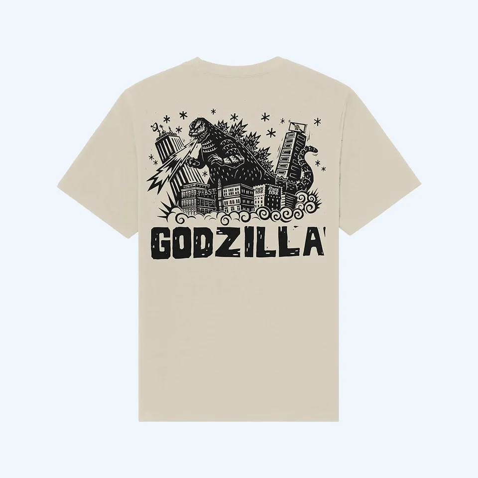 godzilla-x-pbr-x-attack-peter-t-shirt-natur-regular-fit image 1
