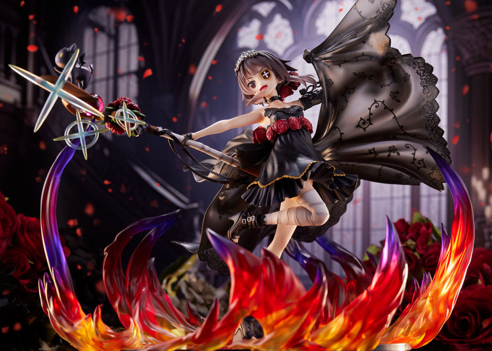 furyu-f-nex-megumin-1-7-figur-schwarzes-rosenkleid image 3