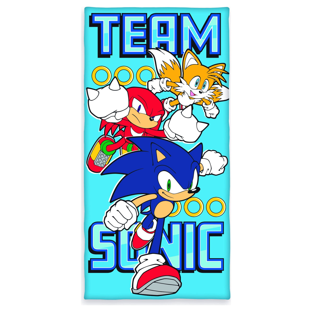 elbenwald-sonic-team-sonic-strandlaken-70x140-baumwolle image 1
