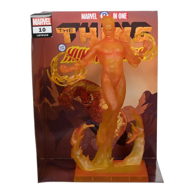 marvel-collection-human-torch-pvc-statue-29-cm-marvel-2-in-1 image 1