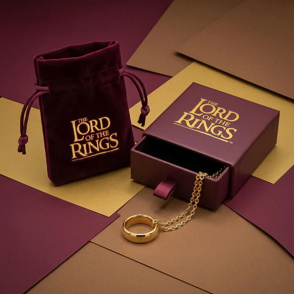 elbenwald-herr-der-ringe-der-eine-ring-halskette-geschenkbox image 1