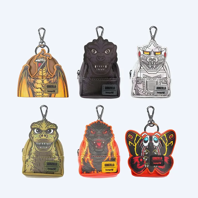 loungefly-godzilla-blind-box-schl-sselanh-nger-mini-rucksack image 1