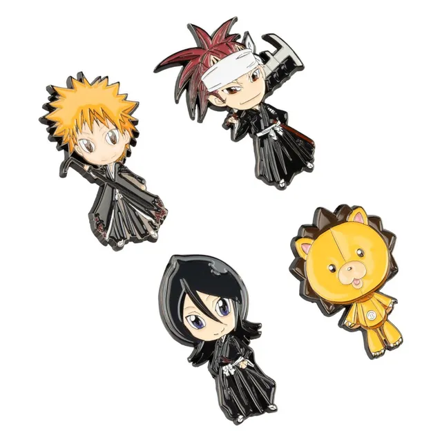 elbenwald-bleach-ansteck-pins-4er-set-emaille image 1