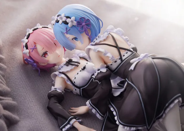 furyu-f-nex-ram-rem-1-7-figuren-set-re-zero image 1