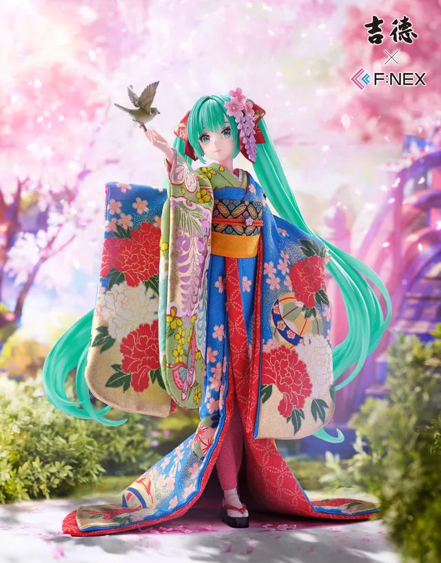 furyu-f-nex-hatsune-miku-japanische-puppe-figur-1-4-kimono image 1