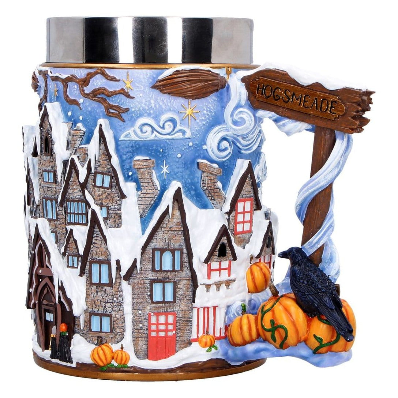 harry-potter-hogsmeade-village-krug-16-cm-hellblau image 1