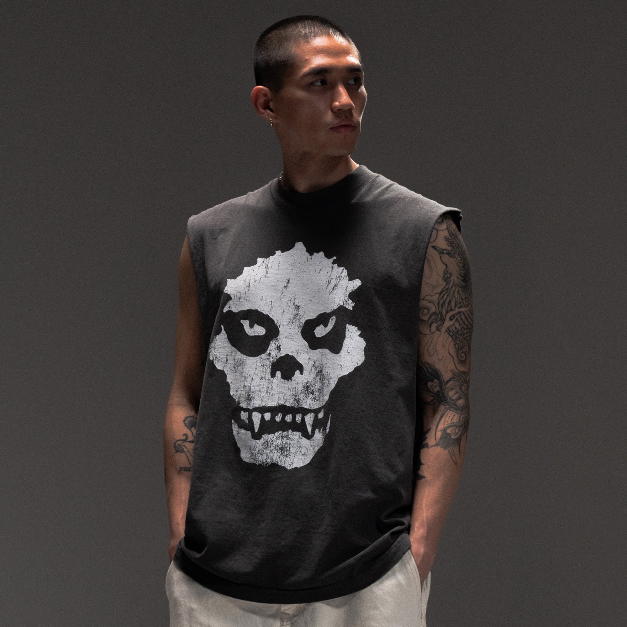 godzilla-x-misfits-tank-top-schwarz-baumwolle-gr-l image 3