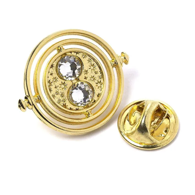 harry-potter-zeitumkehrer-pin-anstecker-gold-metall image 1