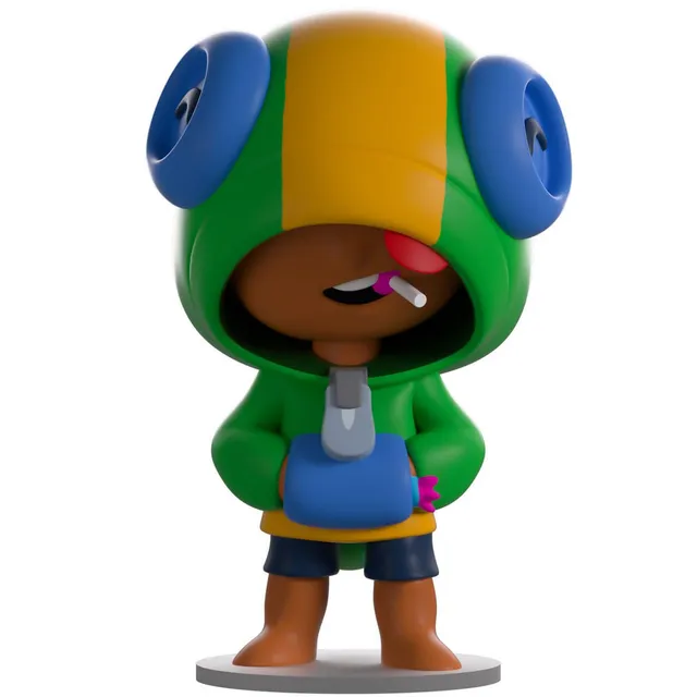 elbenwald-brawl-stars-leon-vinyl-figur-10-cm-sammler image 1