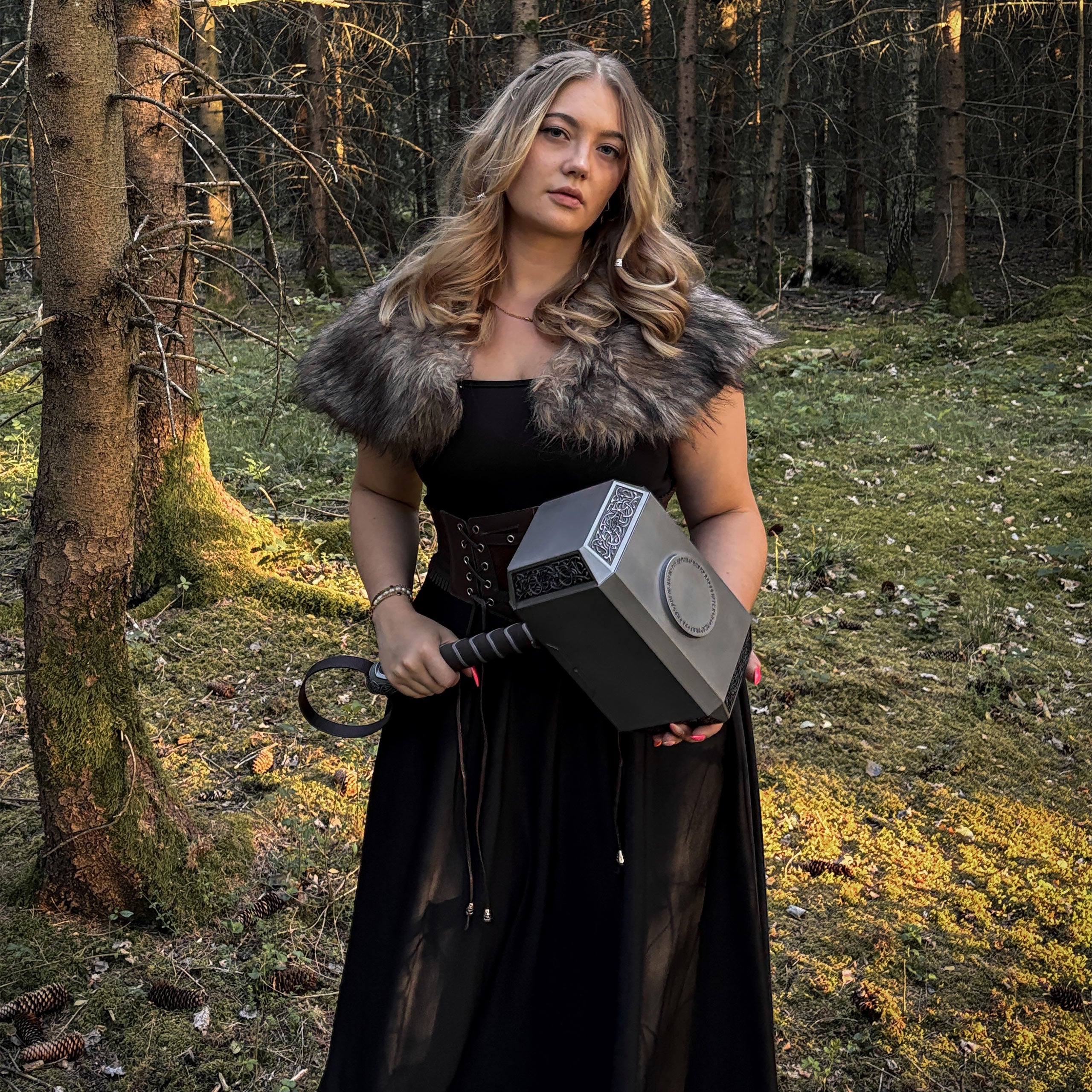 elbenwald-thor-hammer-mj-lnir-replik-mit-licht-und-sound image 2