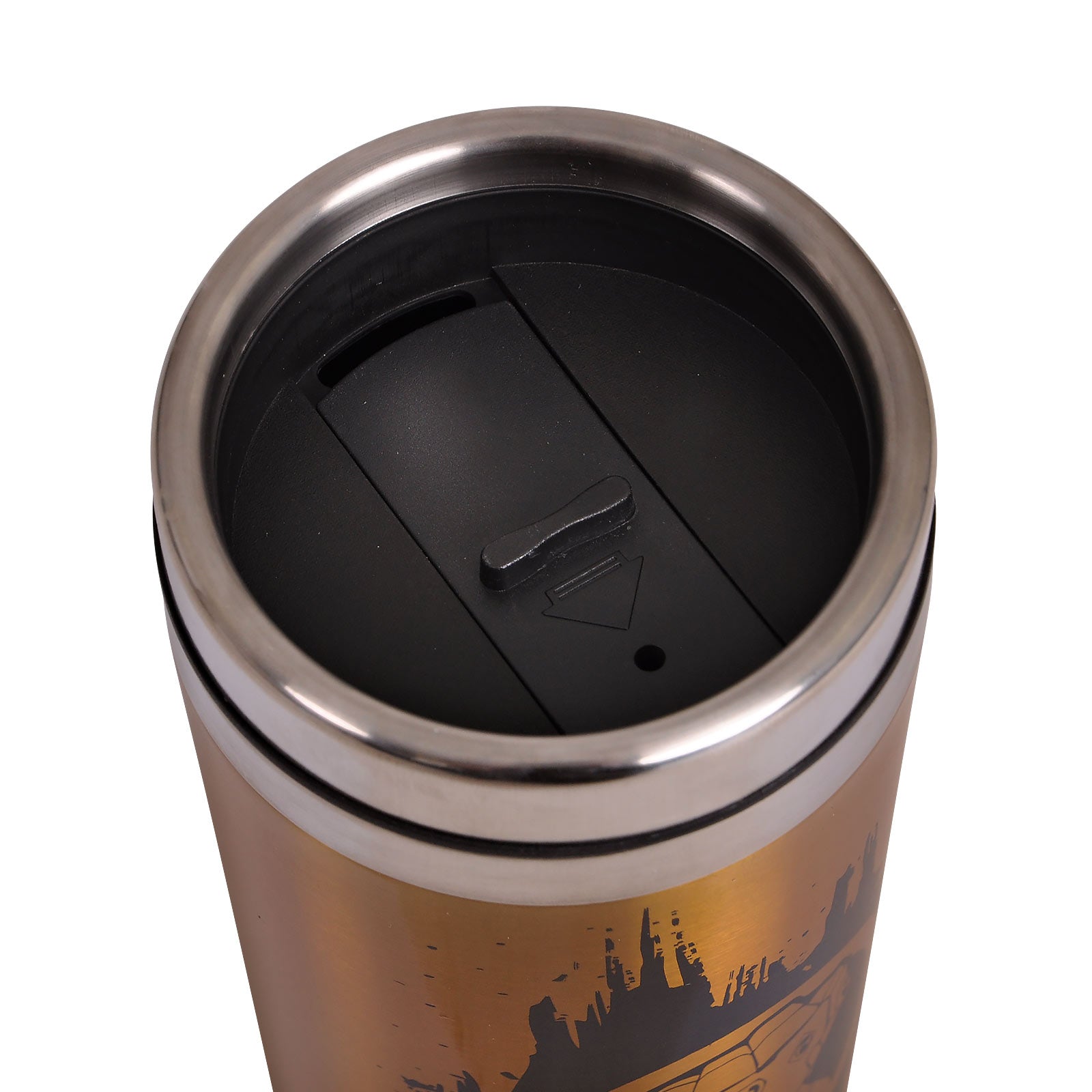 elbenwald-avengers-thanos-infinity-gauntlet-to-go-becher-450ml-gold image 3