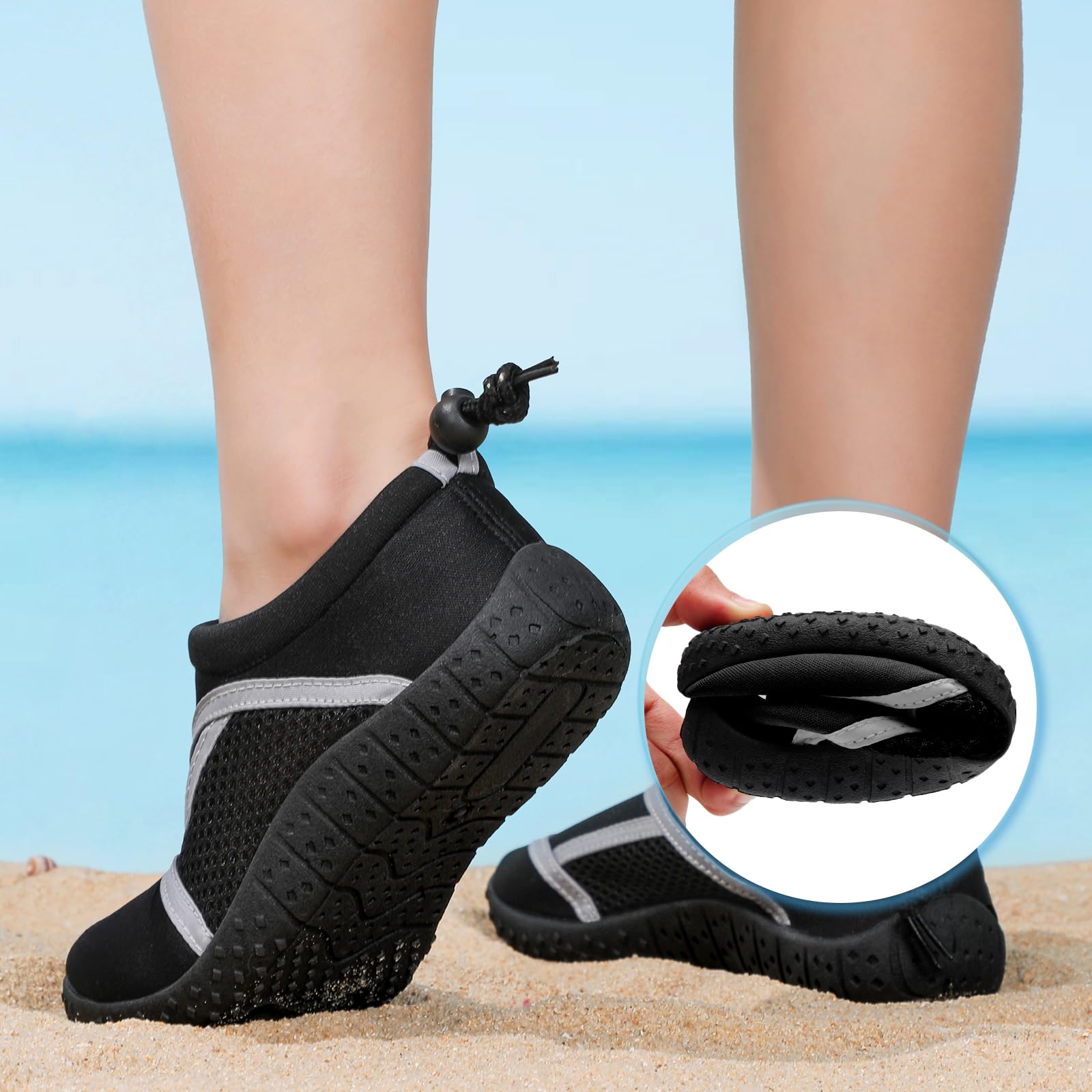 hkr-kiner-water-shoes-wasserschuhe-schwarz-grau image 7