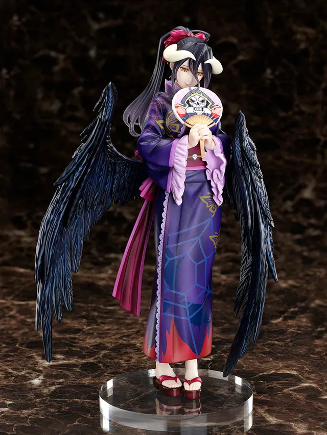 furyu-f-nex-albedo-yukata-figur-1-8-overlord-mit-fl-geln image 1