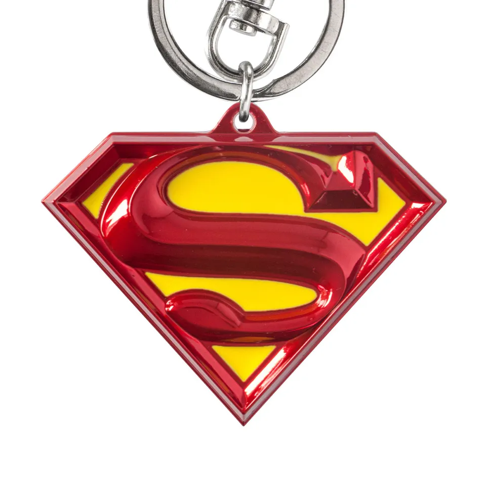 dc-superman-logo-zinn-schl-sselanh-nger-bunt-beidseitig image 1