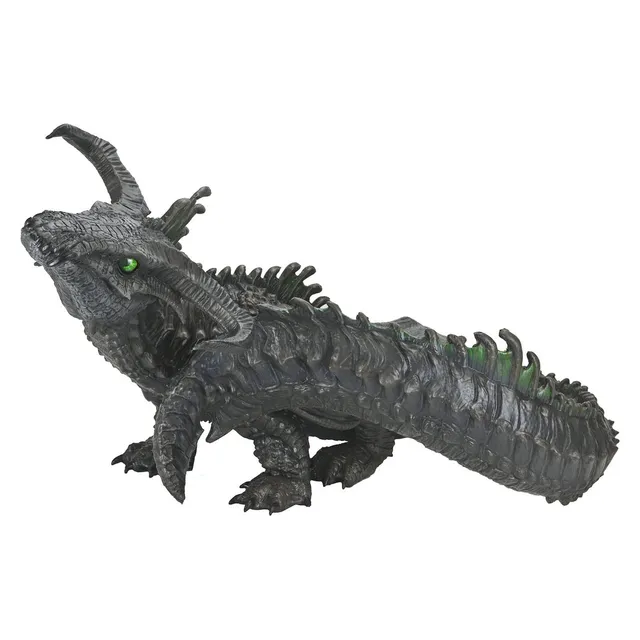 dungeons-dragons-replicas-of-the-realms-black-dragon-wyrmling-figur-46-cm image 1