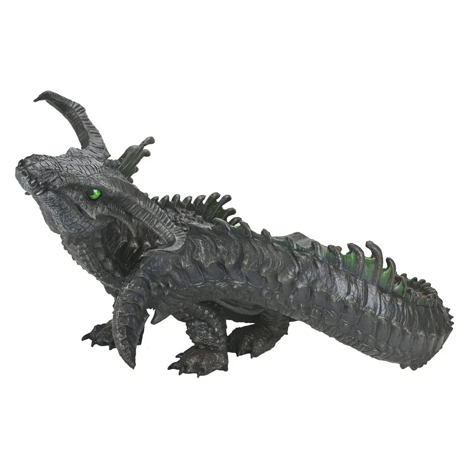 dungeons-dragons-replicas-of-the-realms-black-dragon-wyrmling-figur-46-cm image 1
