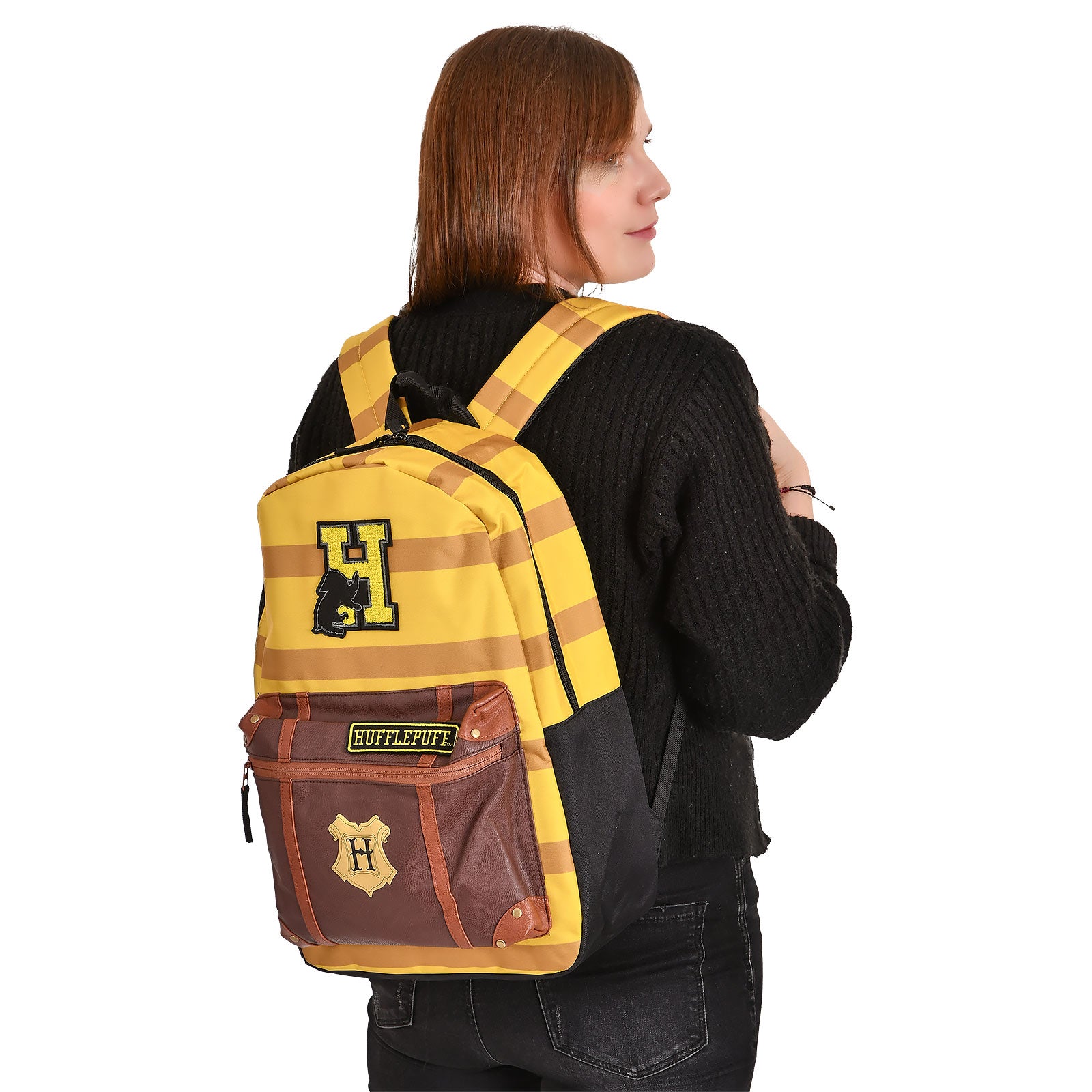 elbenwald-harry-potter-hufflepuff-school-rucksack-gelb image 6