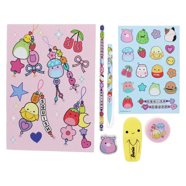 squishmallows-squish-squad-schreibset-7-teilig-bunt image 1