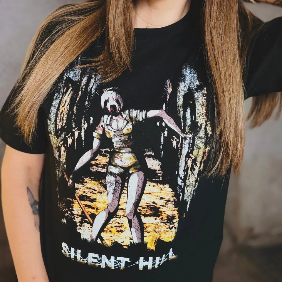 elbenwald-silent-hill-nurse-t-shirt-limited-edition-schwarz image 1