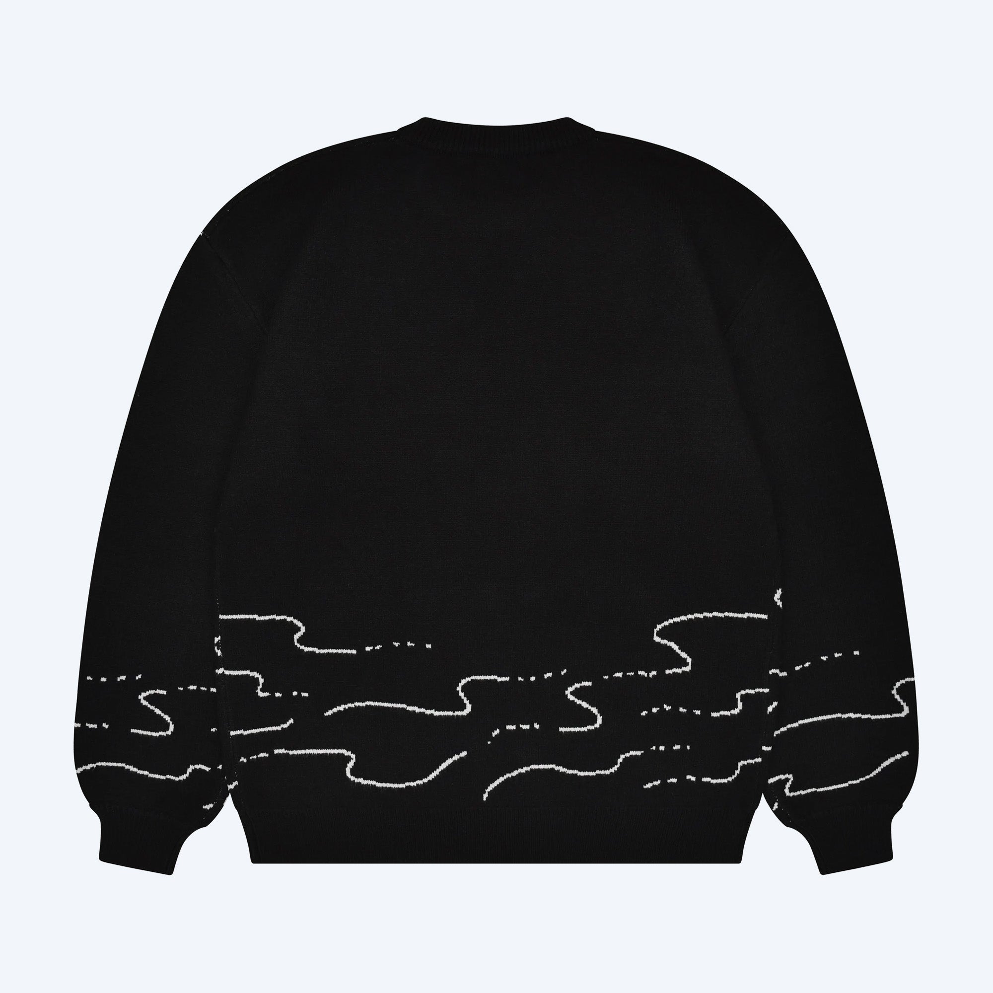 godzilla-hedorah-sweater-schwarz-strickpullover image 2