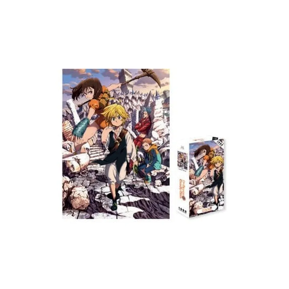 seven-deadly-sins-puzzle-1000-teile-mit-poster-anime image 1