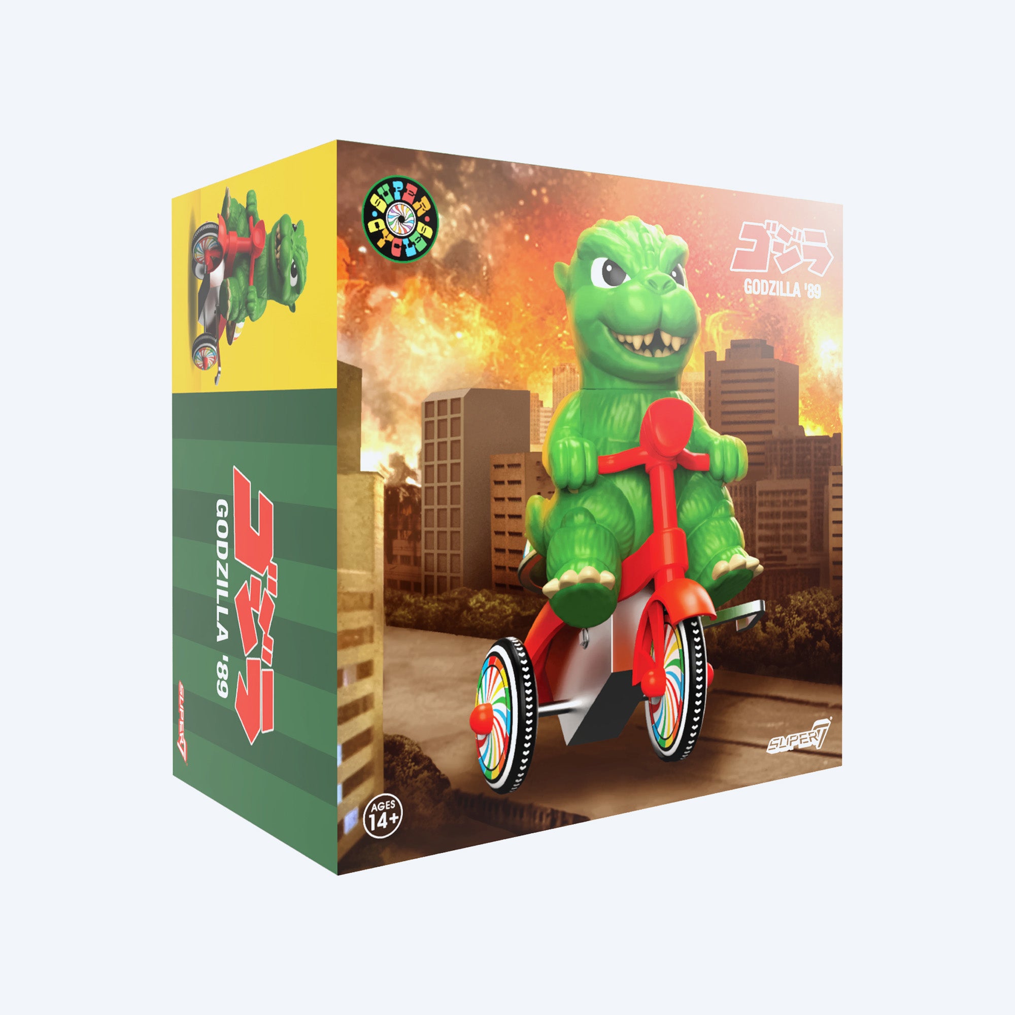 godzilla-super7-super-cycles-figur-gr-n-dreirad-aufziehfunktion image 4