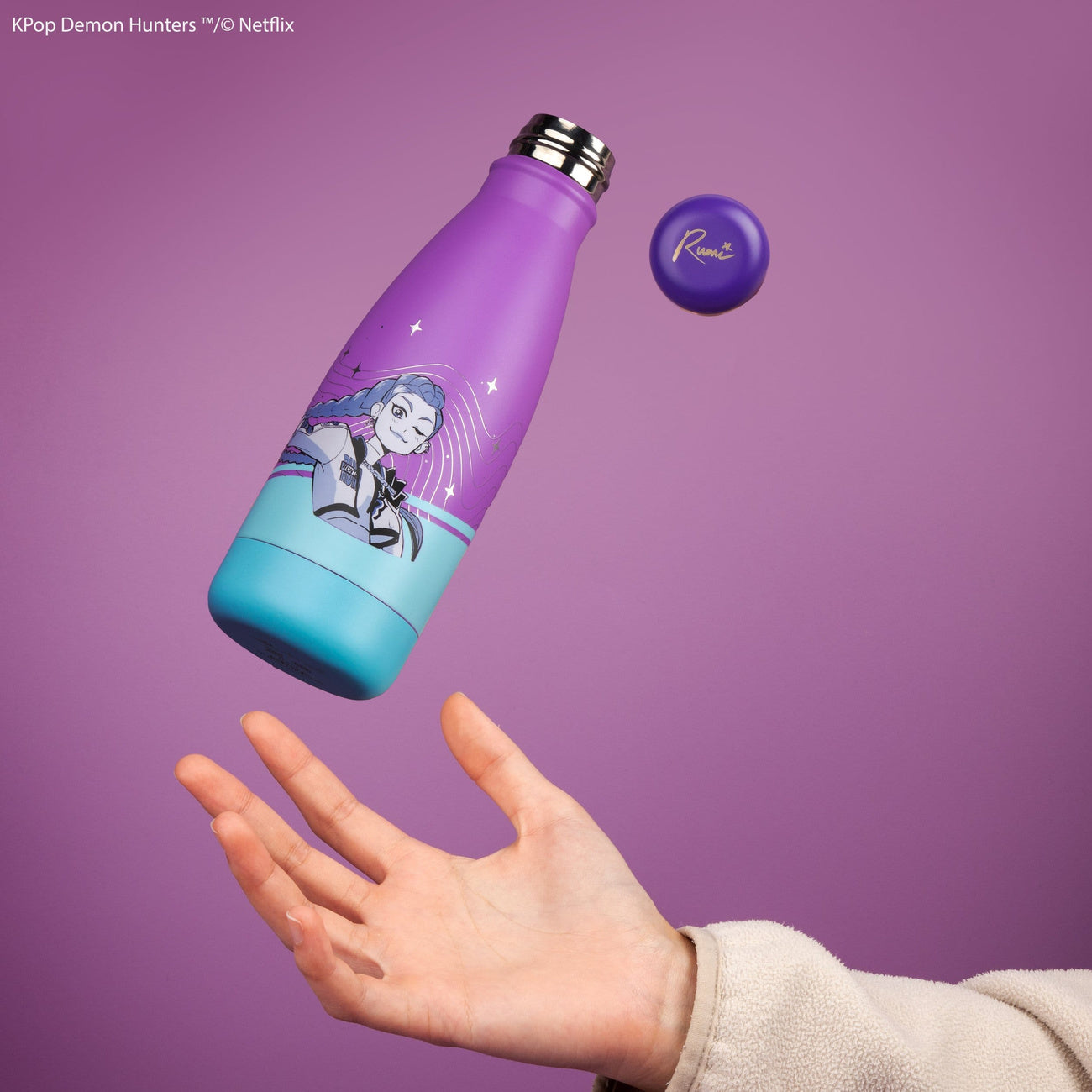 kpop-demon-hunters-rumi-mini-trinkflasche-edelstahl-500-ml image 2