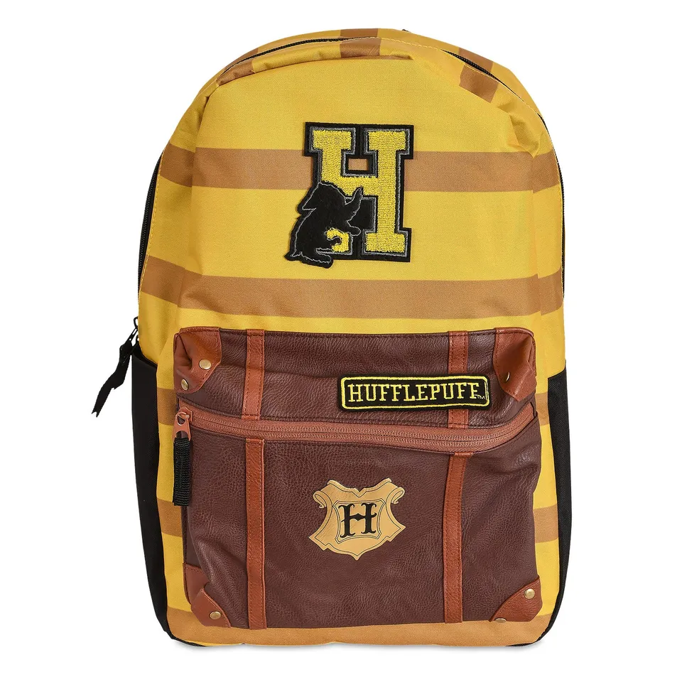 elbenwald-harry-potter-hufflepuff-school-rucksack-gelb image 1