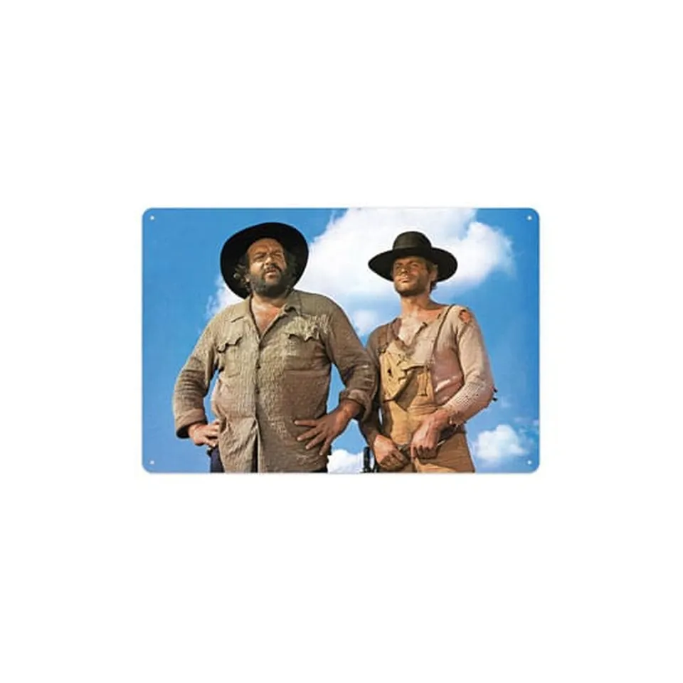 bud-spencer-terence-hill-blechschild-blauer-himmel image 1