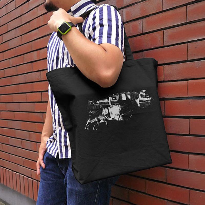godzilla-mechagodzilla-flight-form-tote-tragetasche-schwarz image 2