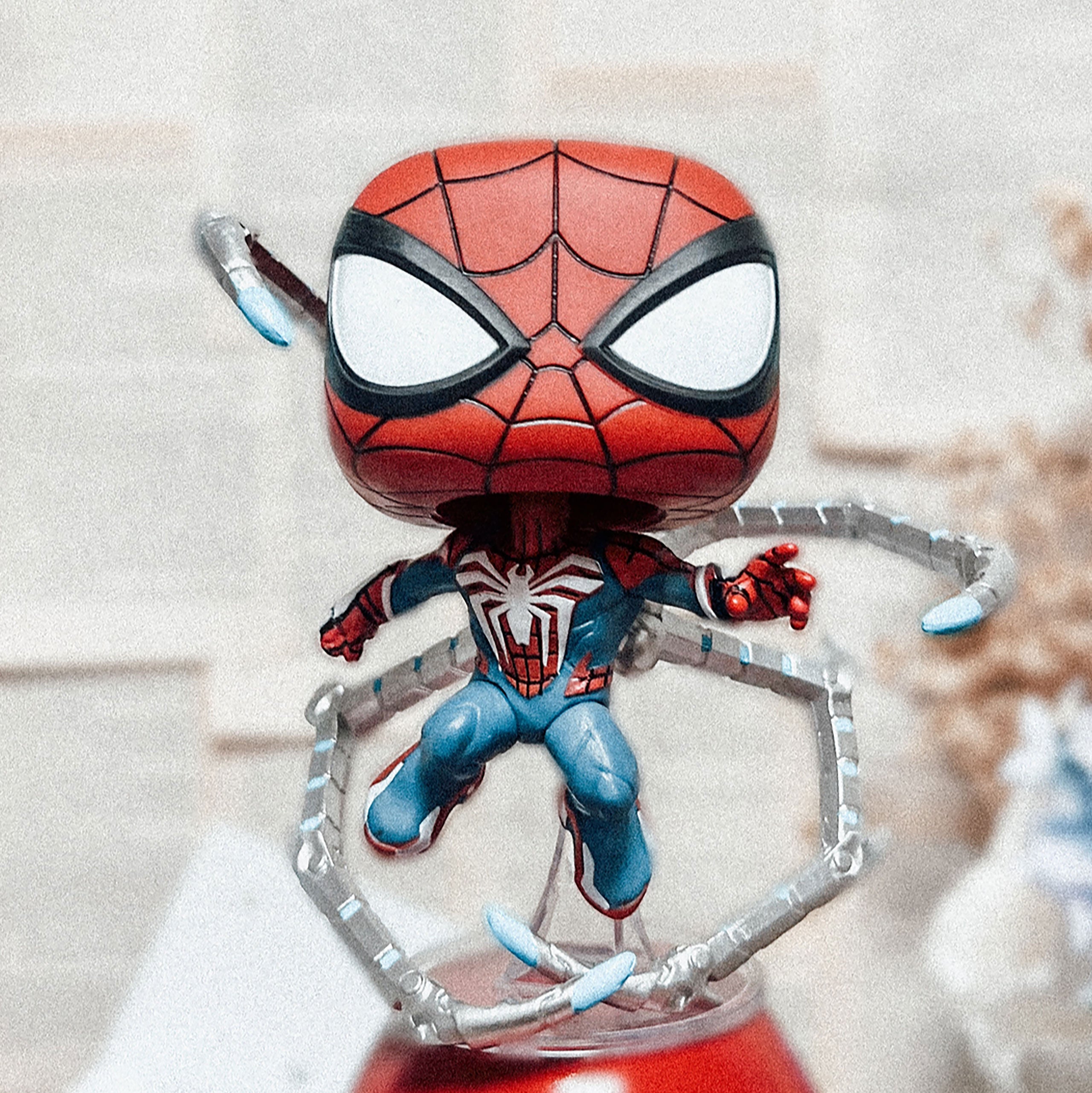 funko-pop-spider-man-2-peter-parker-advanced-suit-2-0-figur image 4