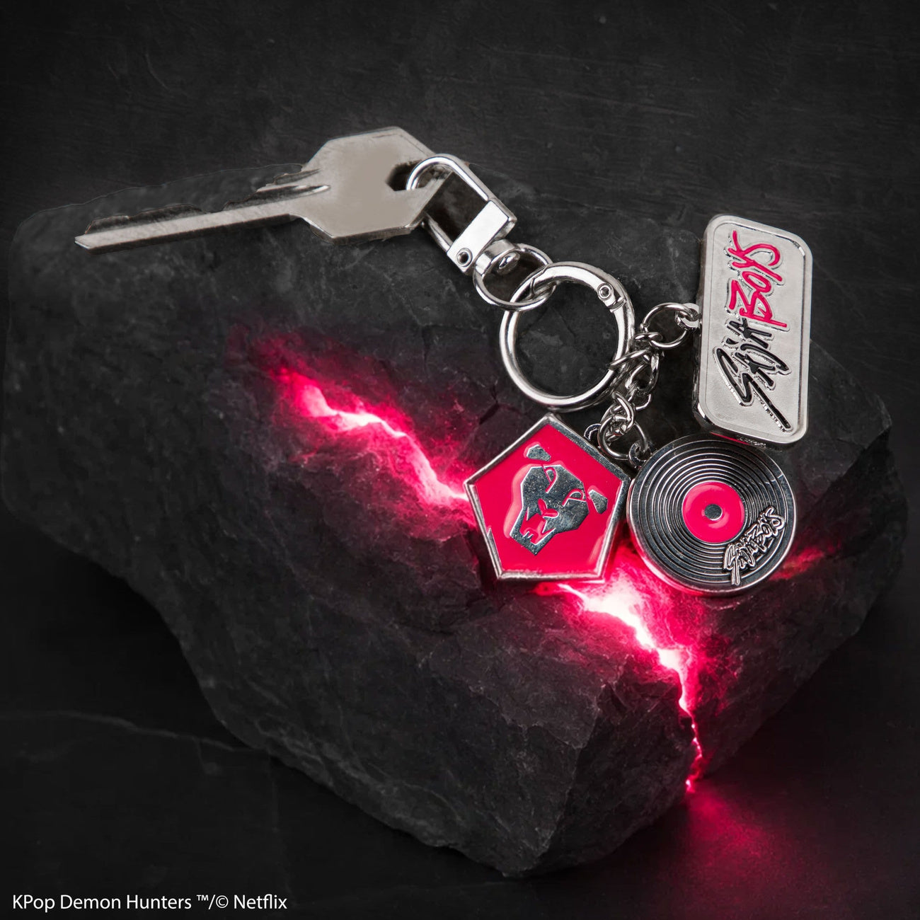 elbenwald-kpop-demon-hunters-charm-schl-sselanh-nger-saja-boys-metall image 2