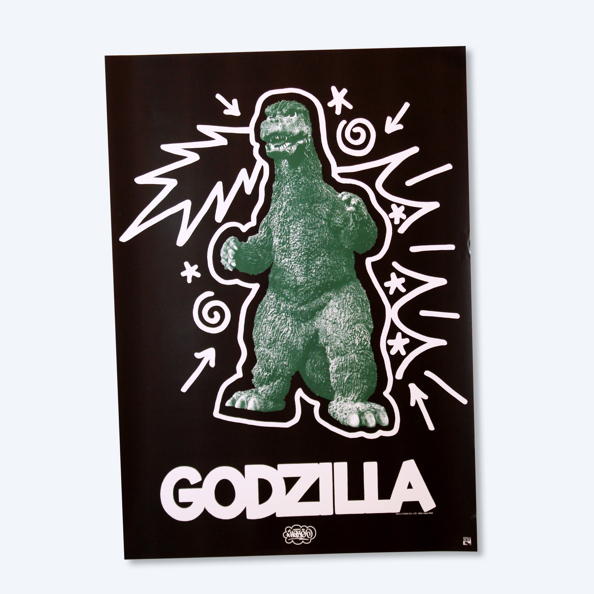 godzilla-the-art-eric-haze-poster-1975-73x51-cm image 1