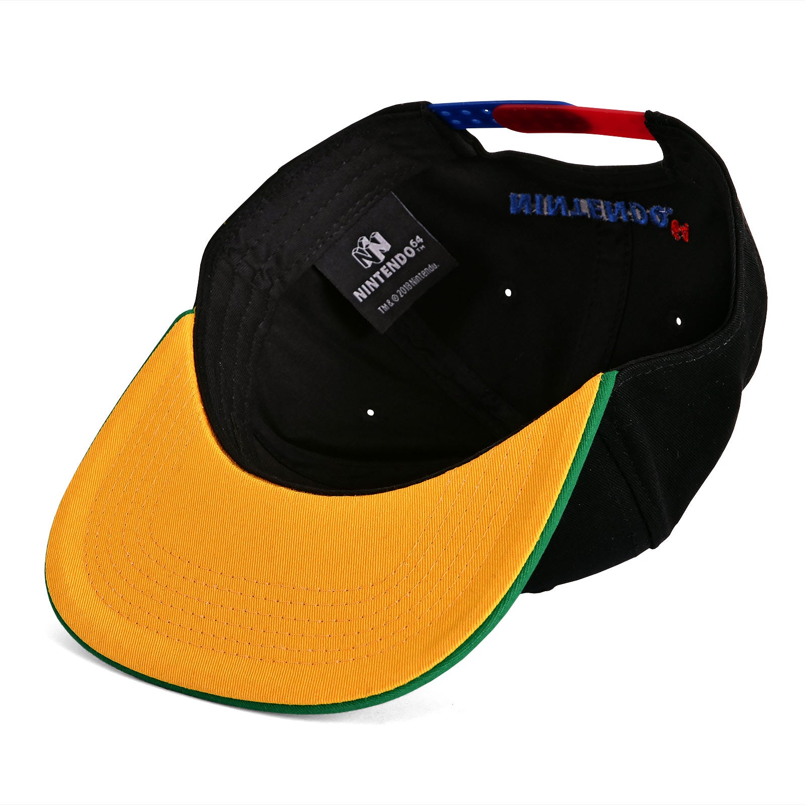 nintendo-n64-logo-snapback-cap-schwarz image 4