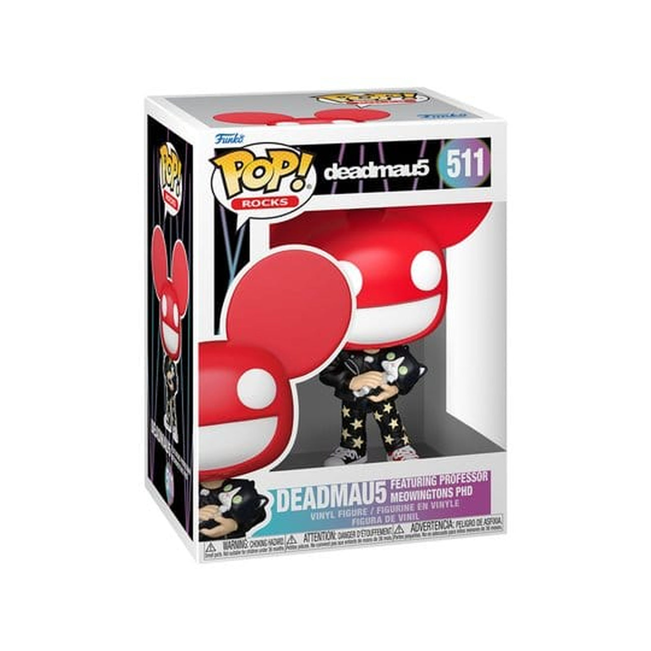 deadmau5-funko-pop-rocks-vinyl-figur-with-cat-9-cm image 2