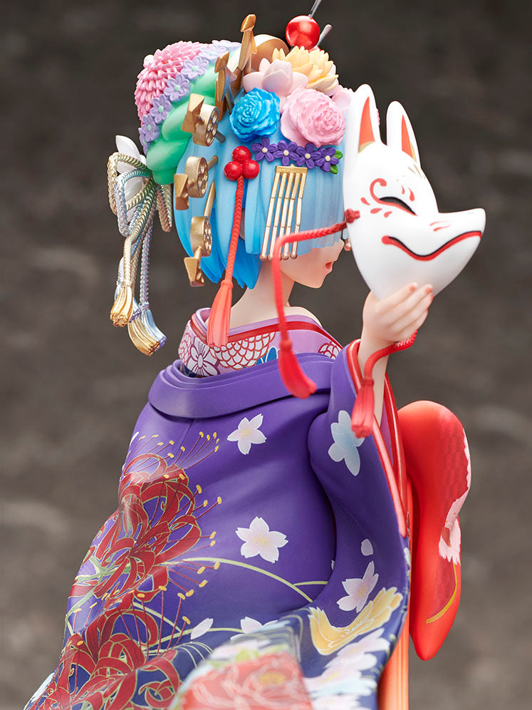 furyu-f-nex-rem-figur-oiran-dochu-1-7-kimono image 6