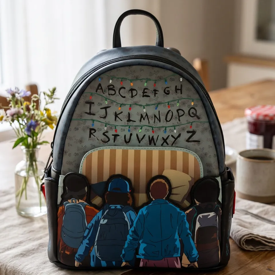 stranger-things-10th-anniversary-mini-rucksack-mit-licht image 1