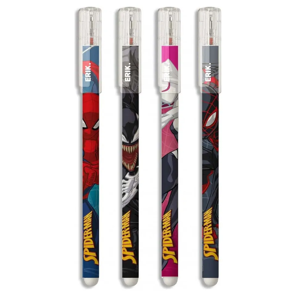 spider-man-radierbarer-stift-4er-set-marvel-schreibset image 1