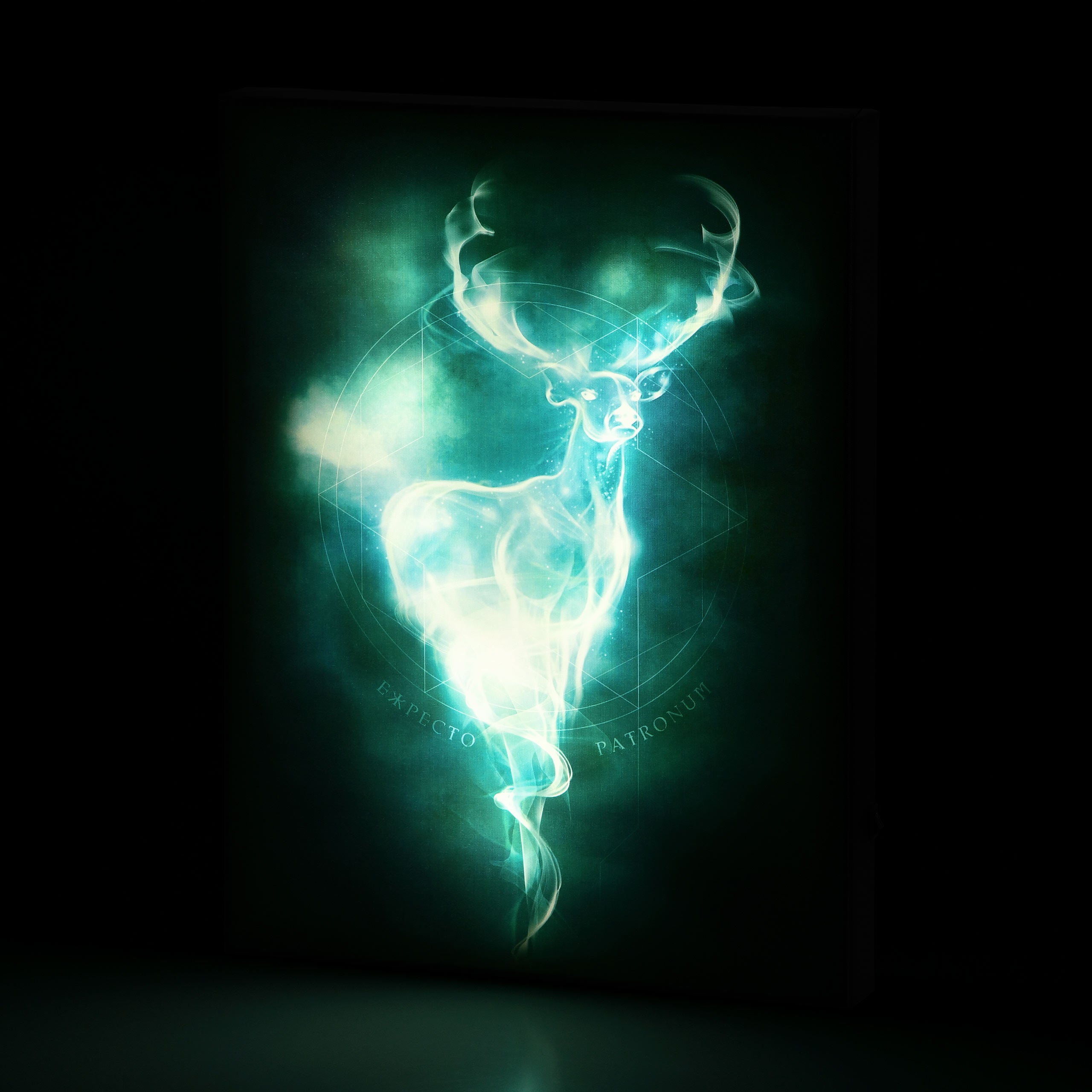 elbenwald-harry-potter-patronus-wandbild-mit-licht-led image 2