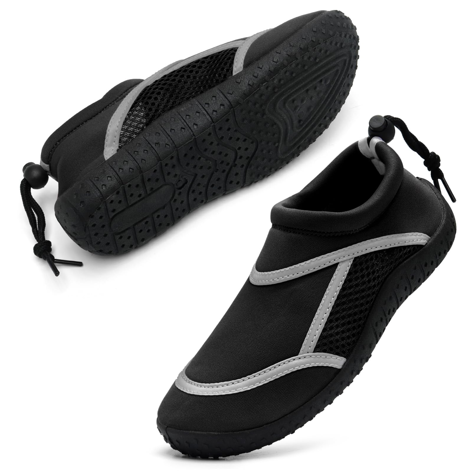 hkr-kiner-water-shoes-wasserschuhe-schwarz-grau image 1