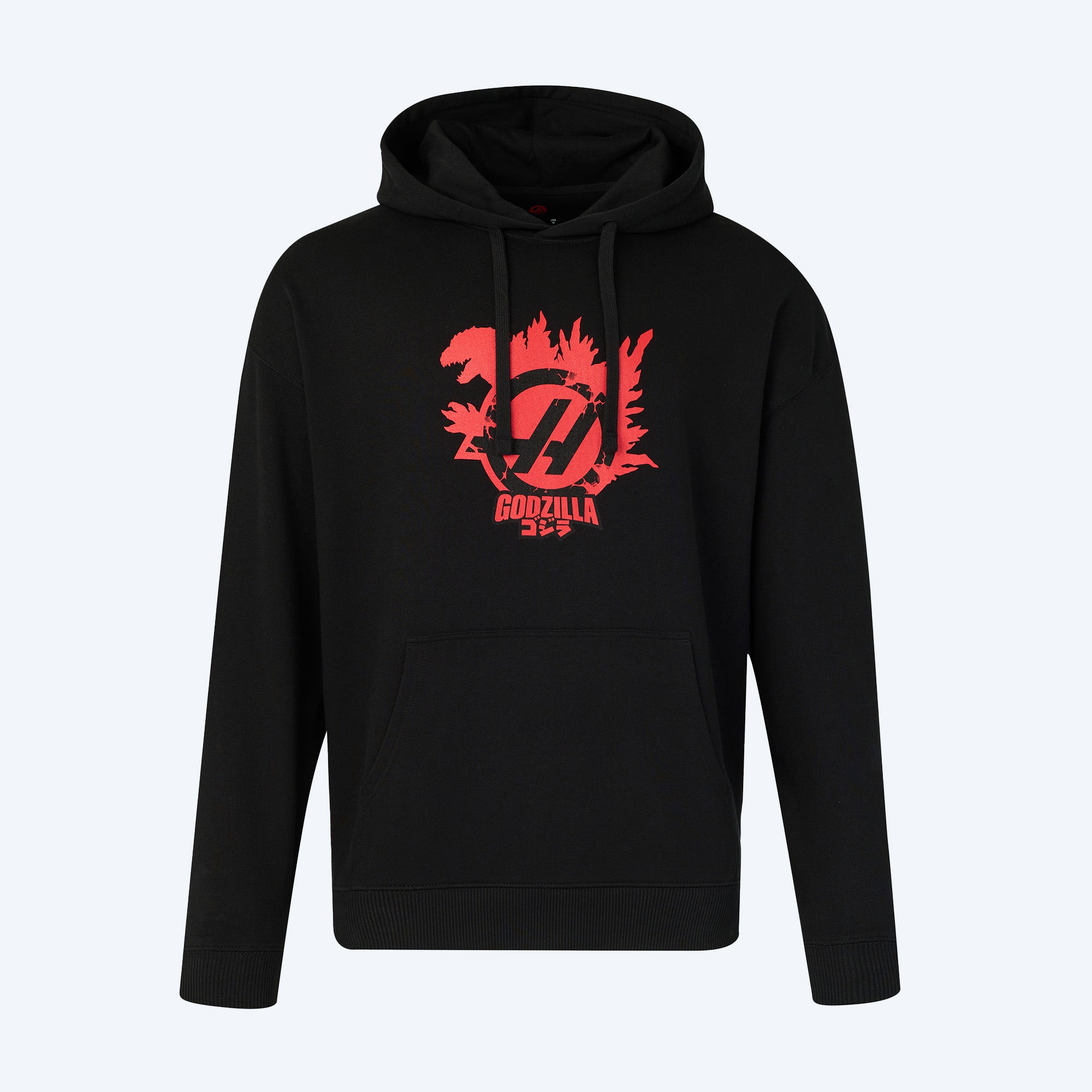 godzilla-x-haas-team-hoodie-schwarz-kapuzenpullover-baumwolle image 1