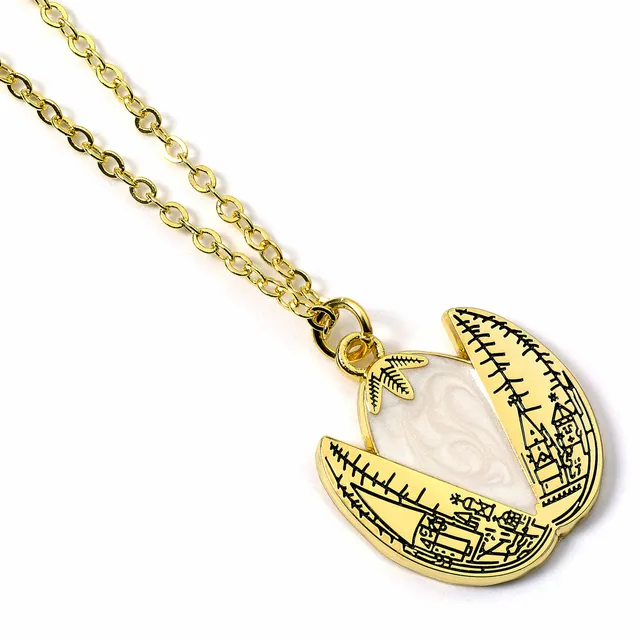 harry-potter-goldener-schnatz-kette-halskette-gold image 1