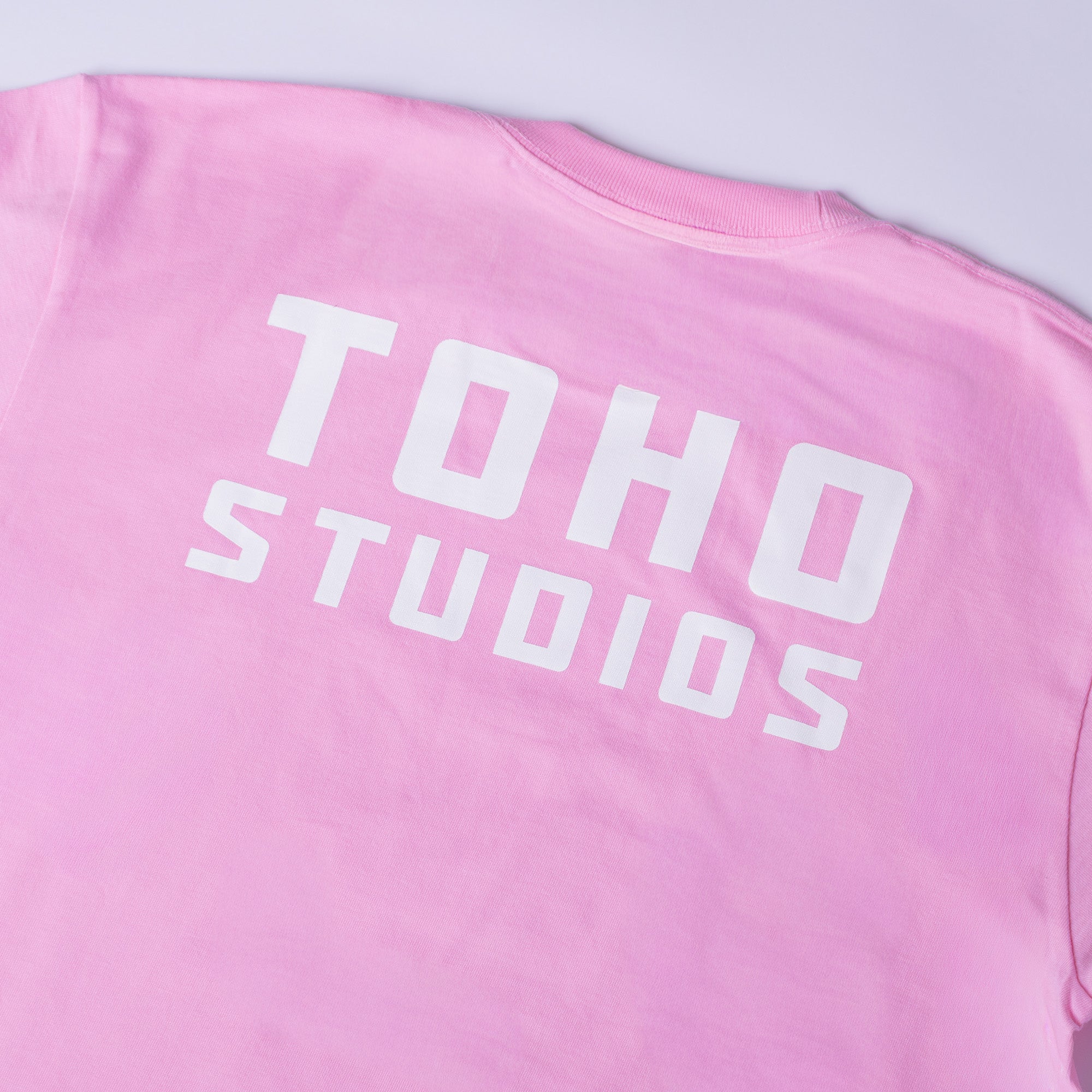 toho-studios-t-shirt-rosa-wei-baumwolle-unisex image 2