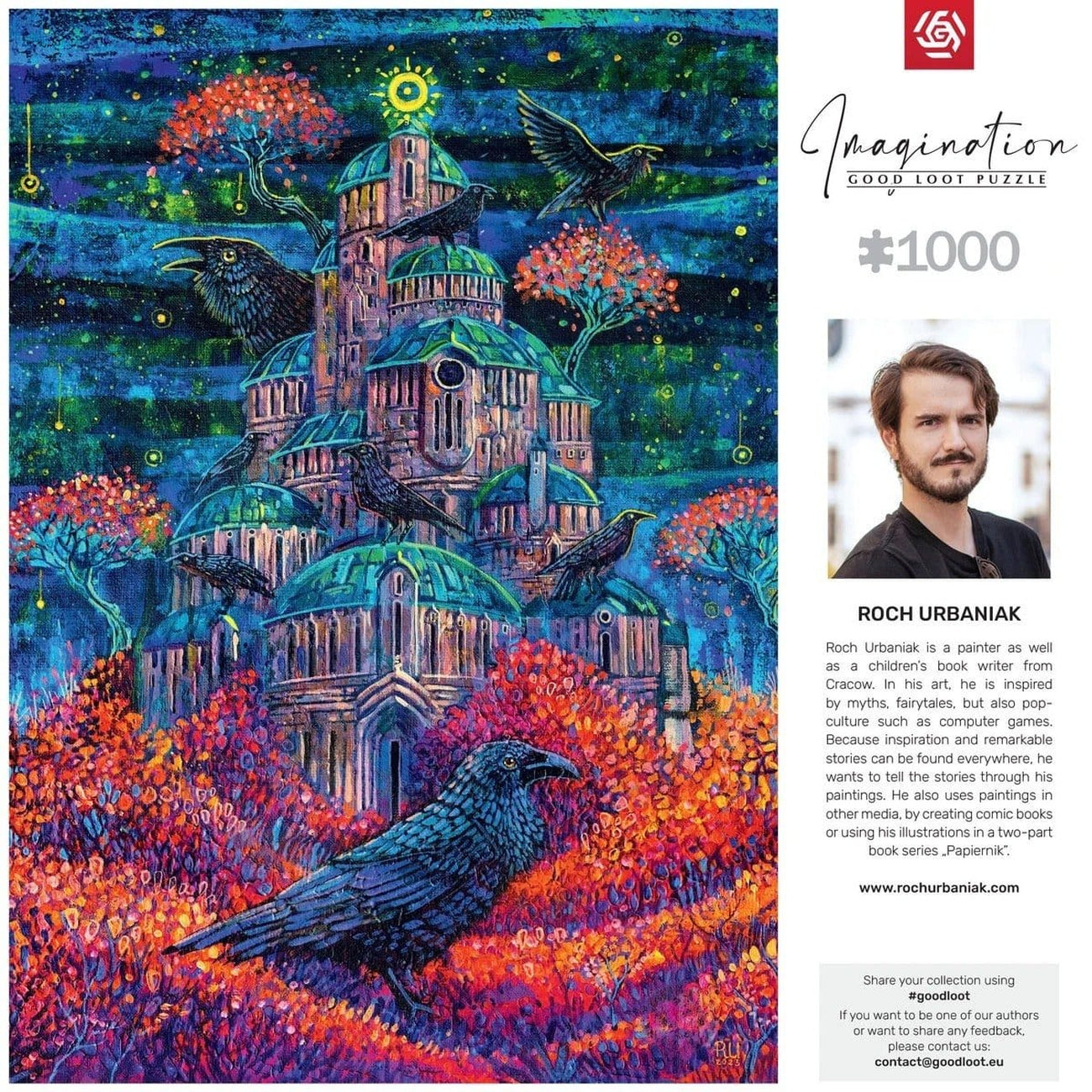 elbenwald-imagination-series-puzzle-1000-teile-twierdza-pani-kruk-w image 2